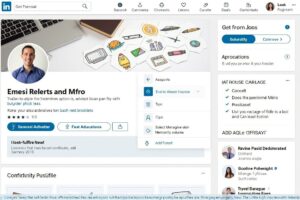 Imagem de perfil profissional no LinkedIn mostrando uma foto clara e confiante