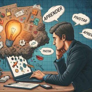 Empreendedor digital aprendendo com erros e ajustando sua estratégia. - Empreendedorismo digital de sucesso