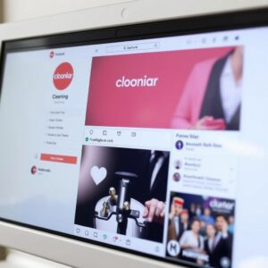Marca sendo promovida digitalmente nas redes sociais.