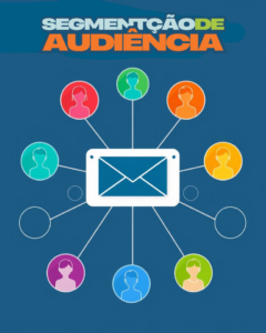 Representação visual do conceito de segmentação de público em campanhas de e-mail marketing.
