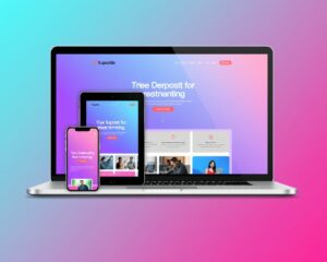 Visualização de site adaptado em vários dispositivos móveis