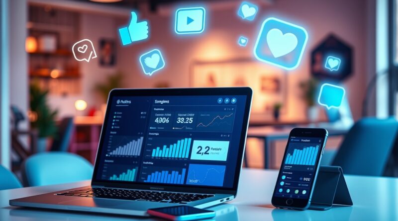 Engajamento e Crescimento nas Redes Sociais