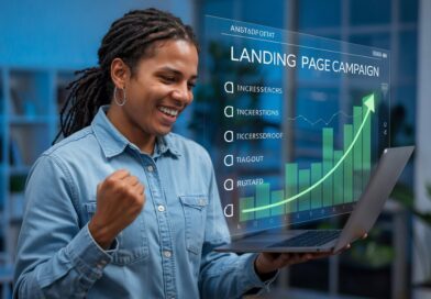 Landing page de sucesso com alta taxa de conversão