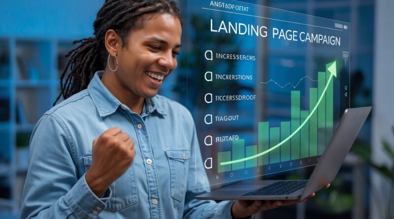 Landing page de sucesso com alta taxa de conversão