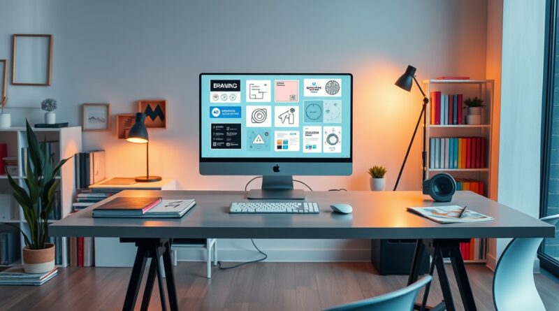 Espaço criativo para desenvolvimento de branding