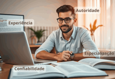 Ambiente digital simbolizando a criação de conteúdo confiável com base em E-E-A-T